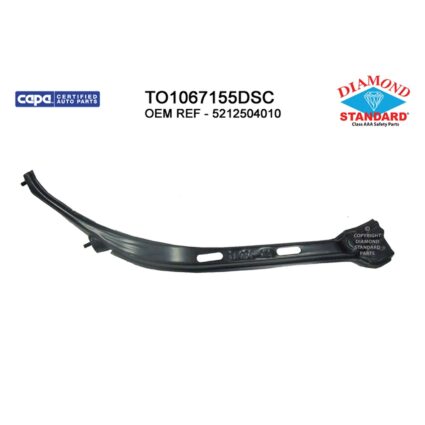 Bumper Bracket Front Right Outer Bracket CAPA for Toyota Tacoma 2005–2011