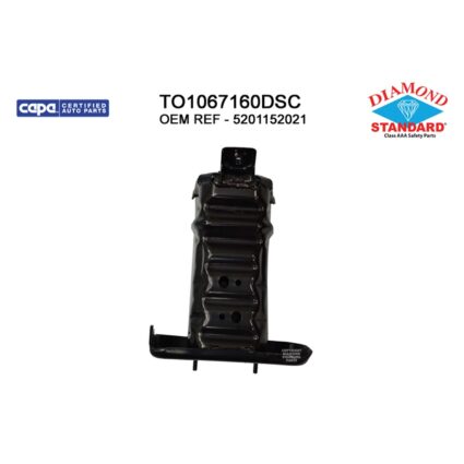 Bumper Bracket Front Right Arm Support CAPA for Toyota Yaris 2007–2012