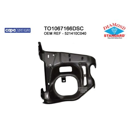 Bumper Bracket Front Right Bumper Arm Mounting CAPA for Toyota Tundra 2007–2013