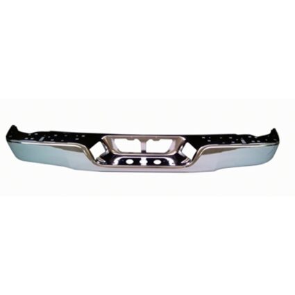 Bumper Face Bar Rear w/o Rock Warrior Pkg w/o Parking Assist Chrome for Toyota Tundra 2007–2013