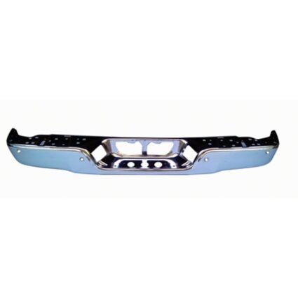 Bumper Face Bar Rear w/o Rock Warrior Pkg w/Parking Assist Chrome for Toyota Tundra 2007–2013
