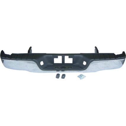 Bumper Assembly Rear w/o Parking Aid w/o Rock Warrior Pkg Chrome for Toyota Tundra 2007–2013