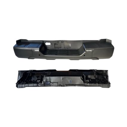 Bumper Assembly Rear w/Parking Sensors w/Back-up Lamp w/o Tow Hitch Black for Toyota Tundra 2022–2024