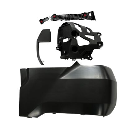 Bumper Extension Assembly Rear Left Outer w/o Wheel Opening Mouldings w/o Parking Sensors Primed for Toyota Tundra 2022–2024