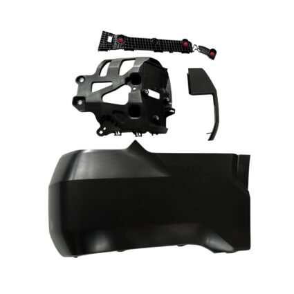 Bumper Extension Assembly Rear Right Outer w/o Wheel Opening Mouldings w/o Parking Sensors Primed for Toyota Tundra 2022–2024