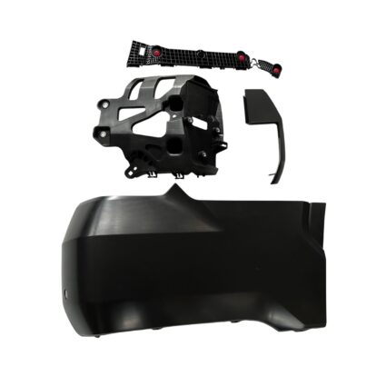 Bumper Extension Assembly Rear Right Outer w/o Wheel Opening Mouldings w/Parking Sensors Primed for Toyota Tundra 2022–2024