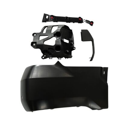 Bumper Extension Assembly Rear Right Outer w/Wheel Opening Mouldings w/Parking Sensors Primed for Toyota Tundra 2022–2024