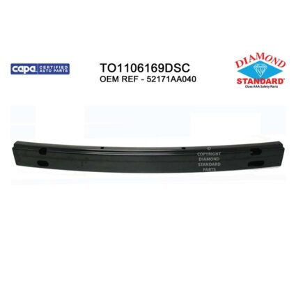 Bumper Cover Reinforcement Rear USA Built CAPA for Lexus ES300 ES330 Toyota Camry