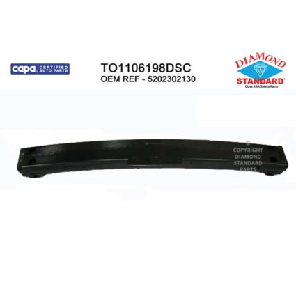Bumper Cover Reinforcement Rear CAPA for Toyota Corolla 2009–2013