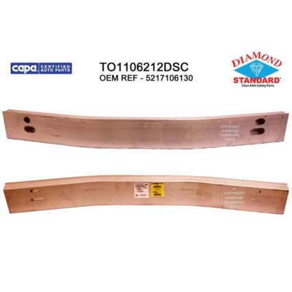 Bumper Cover Reinforcement Rear North America Built CAPA for Lexus ES350 Toyota Camry
