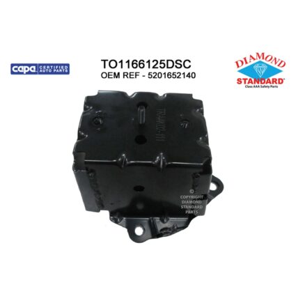 Bumper Bracket Rear Left CAPA for Toyota Prius C 2012–2019