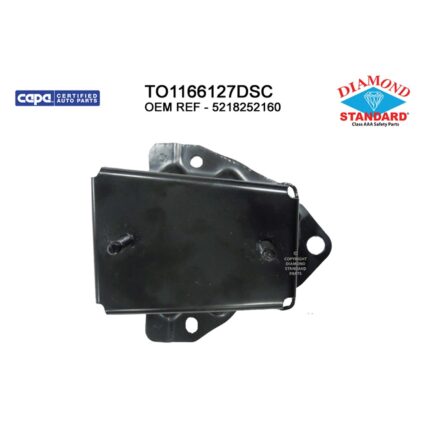 Bumper Bracket Rear Left CAPA for Toyota Yaris Hatchback 2012–2019