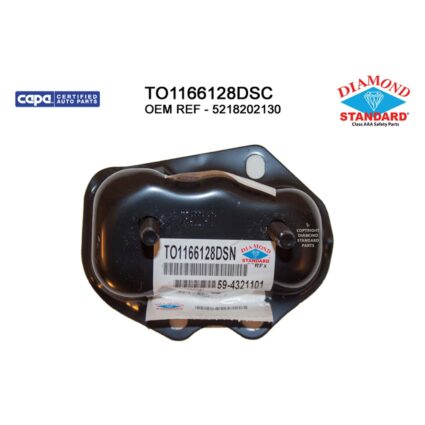 Bumper Bracket Rear Left CAPA for Toyota Corolla 2014–2019