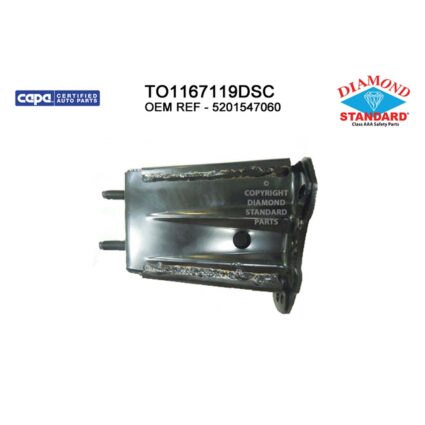 Bumper Bracket Rear Right CAPA for Toyota Prius V 2012–2018