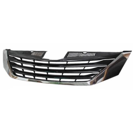 Grille w/o Radar Cruise Controll Grille & Molding Assembly CAPA for Toyota Sienna LE 2011–2014