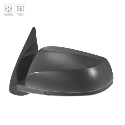 Door Mirror Left w/o Blind Spot Detection w/o Signal Lamps w/Cover Black for Toyota Tacoma 2016–2023