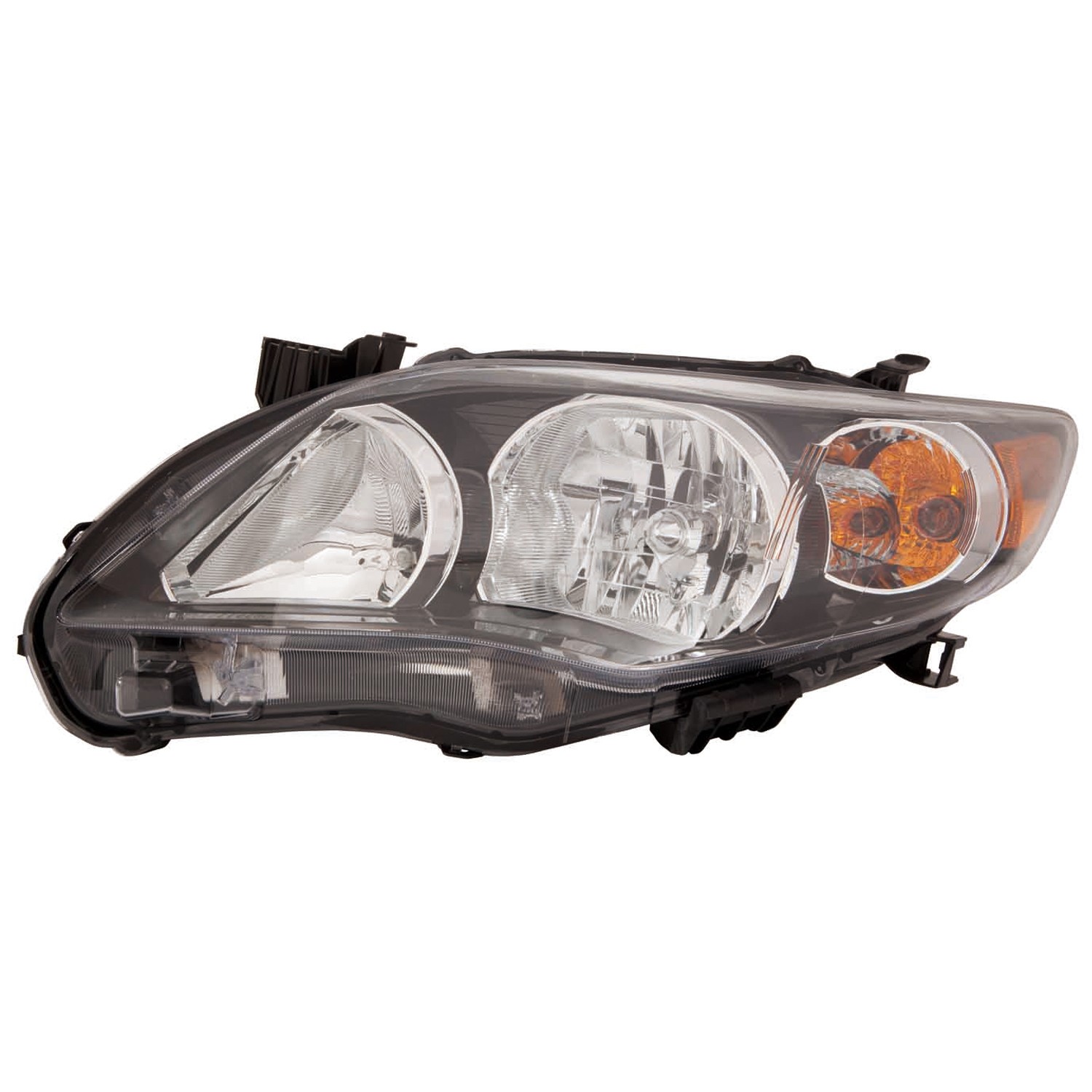 Headlight Assembly Composite Left Canada Built CAPA for Toyota Corolla S XRS 2011–2013