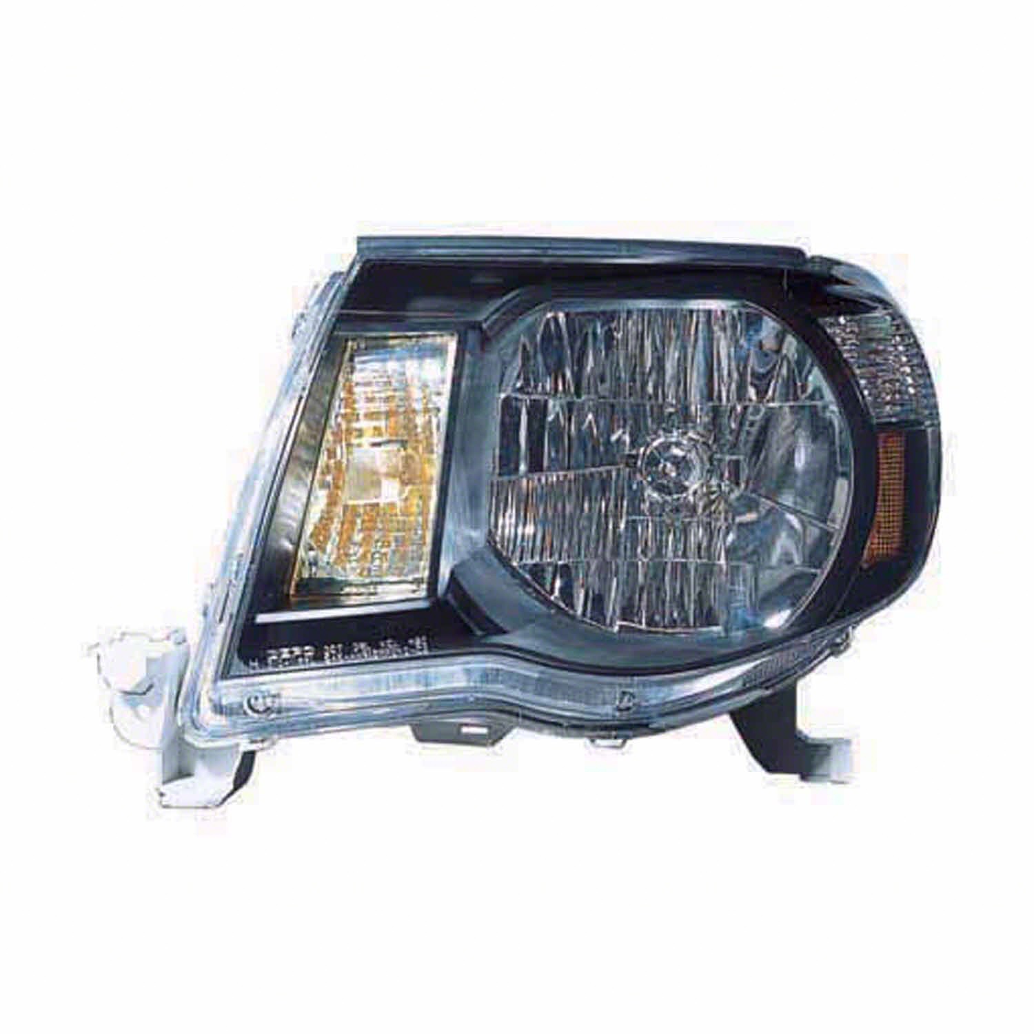 Headlight Set Black Bezel Performance Set for Toyota Tacoma 2005–2009