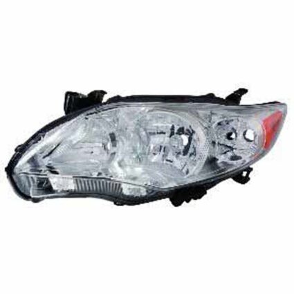 Headlight Lens Housing Left Japan Built for Toyota Corolla 2011–2013