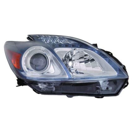 Headlight Lens Housing Right CAPA for Toyota Prius Plug-In 2012–2015