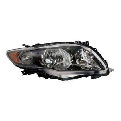 Headlight Lens Housing Right North America Built for Toyota Corolla S XRS 2009–2010