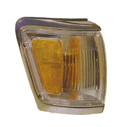 Parking Light Assembly Left Park/Marker Combination w/Chrome Rim for Toyota 4Runner 1992–1995