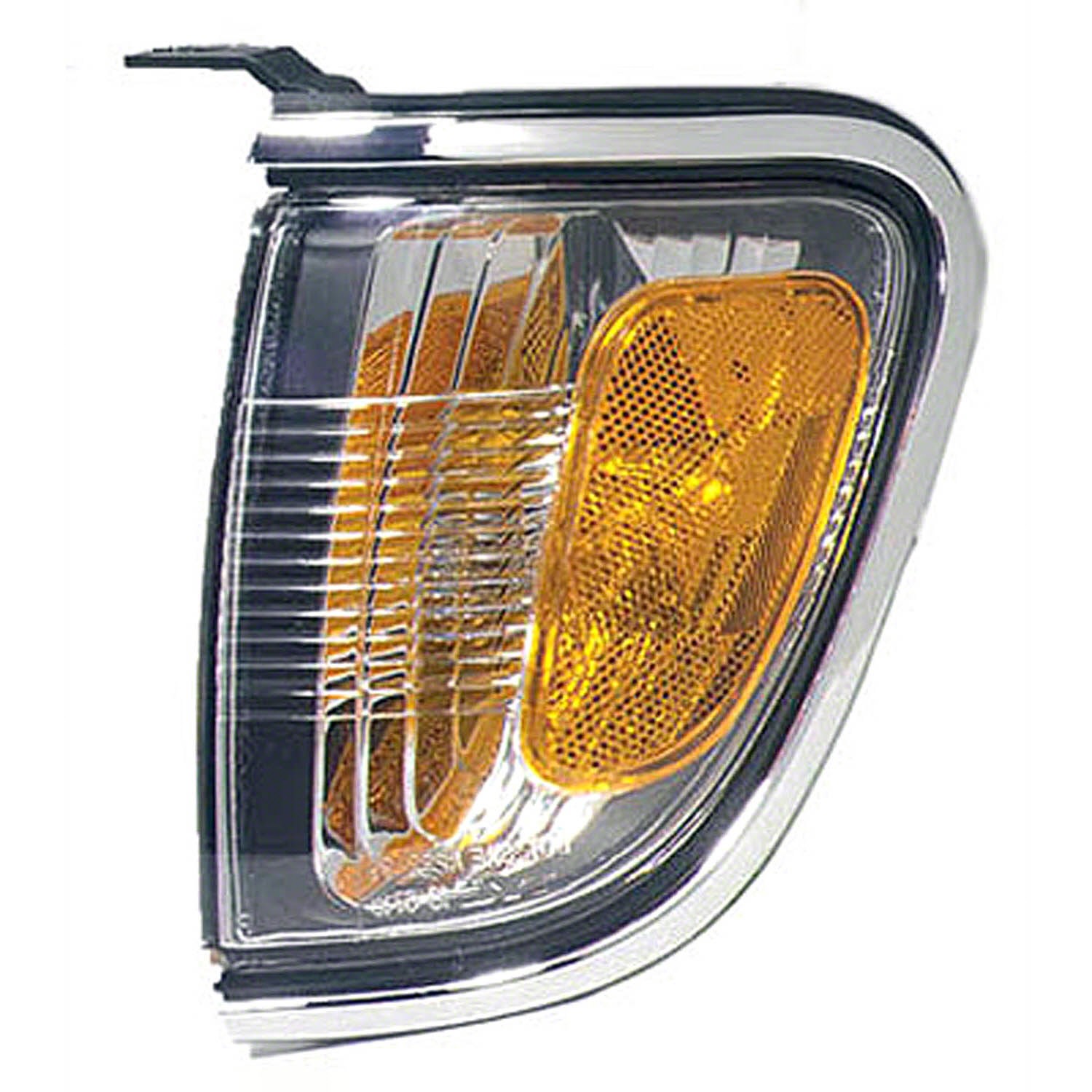 Parking Light Assembly Left Park/Marker Combo w/Chrome Bezel for Toyota Tacoma 2001–2004