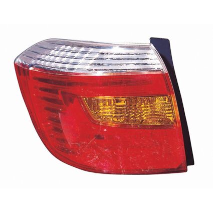 Tail Light Assembly Left CAPA for Toyota Highlander Base 2008–2010