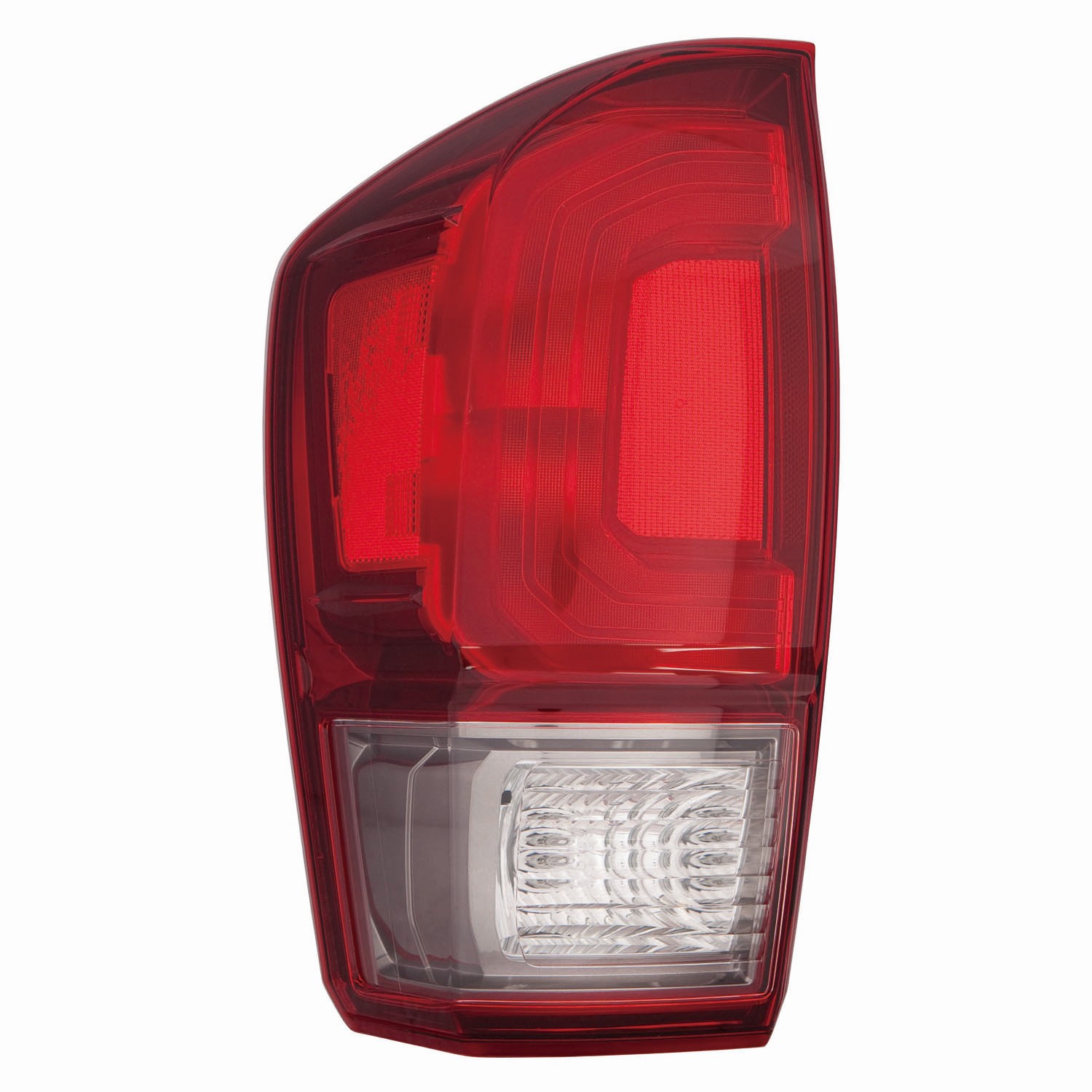 Tail Light Assembly Left Red/Smoke Bezel for Toyota Tacoma TRD Sport TRD Off-Road 2016–2017
