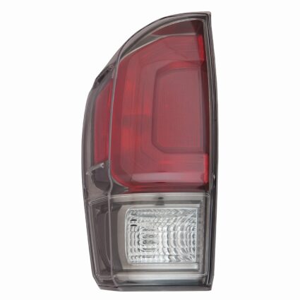 Tail Light Assembly Left Smoke Bezel CAPA for Toyota Tacoma Limited 2016–2019