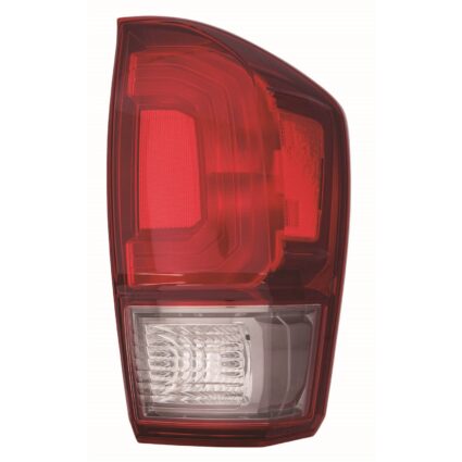 Tail Light Assembly Right Red/Smoke Bezel CAPA for Toyota Tacoma TRD Sport TRD Off-Road 2016–2017
