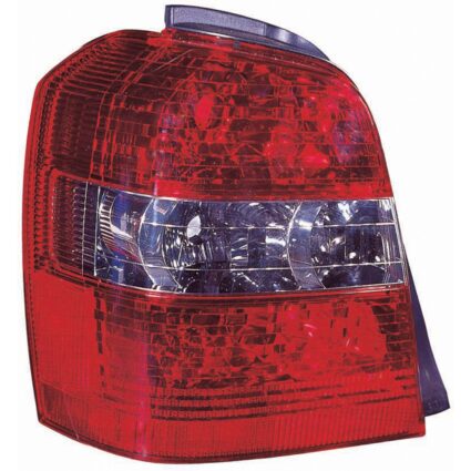 Tail Light Housing Left Includes Lens CAPA for Toyota Highlander 2004–2007