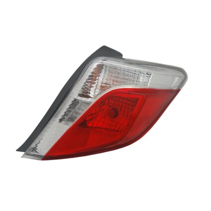 Tail Light Housing Right Includes Lens CAPA for Toyota Yaris 2012–2014