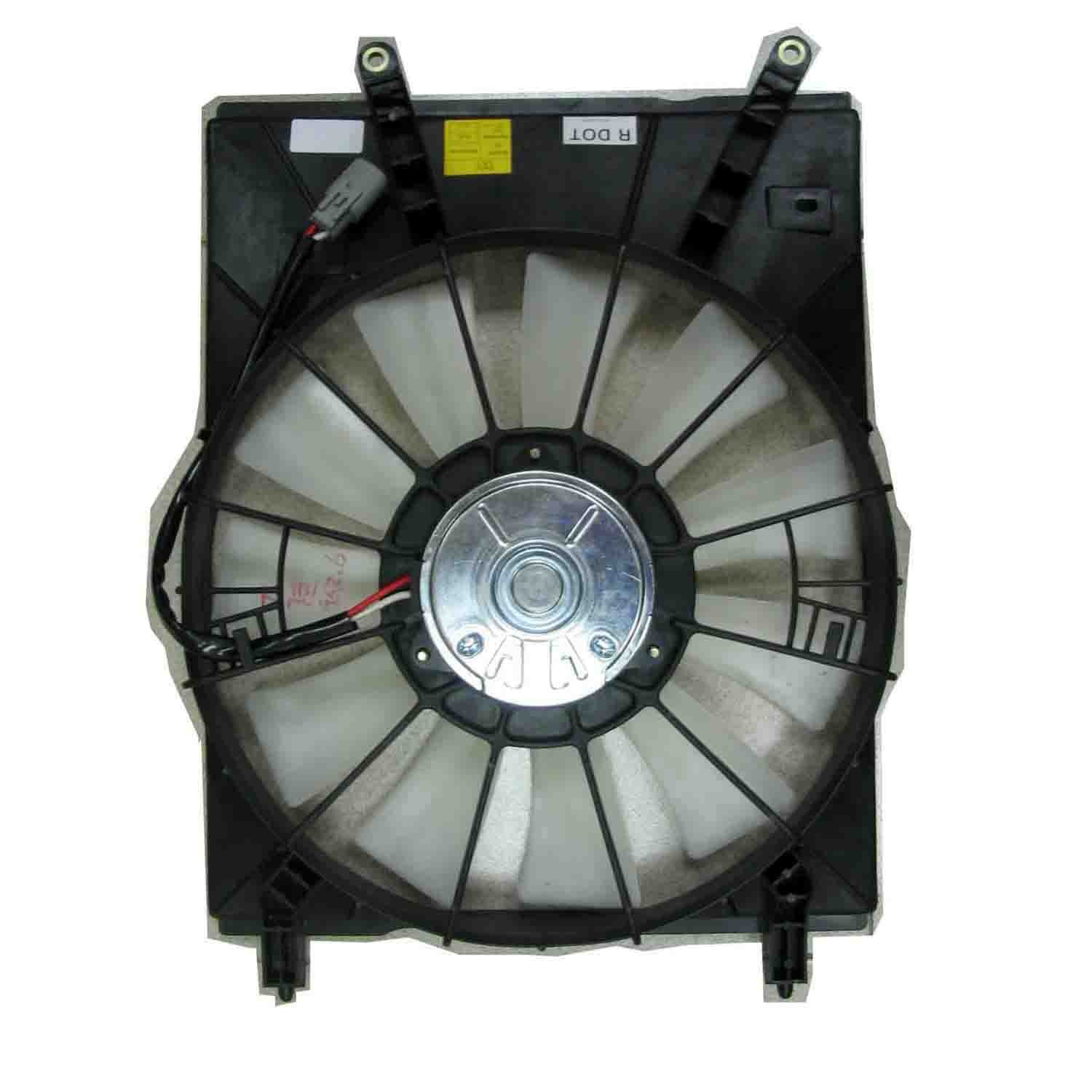 Engine Cooling Fan Assembly Left Includes Motor/Blade/Shroud Marked T1 for Toyota Sienna 1998–2003