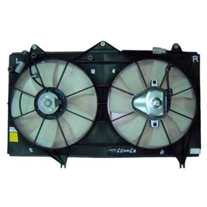 Engine Cooling Fan Assembly Includes Both Motors/Blades/Shroud USA Built for Toyota Camry 2002–2006