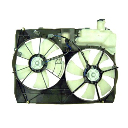 Engine Cooling Fan Assembly Includes Motors/Blades/Shroud w/o Towing Package for Toyota Sienna 2004