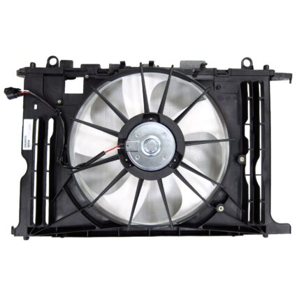Engine Cooling Fan Assembly Motor/Blade/Shroud Single Fan Assembly North America Built for Pontiac Vibe Toyota Corolla Matrix