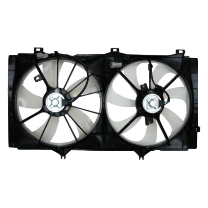Engine Cooling Fan Assembly w/o Towing Pkg Motor/Blade/Shroud Dual Fan Assembly for Toyota Camry Venza