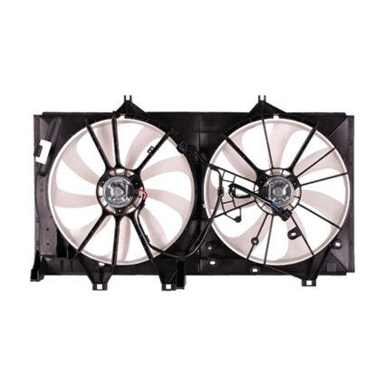 Engine Cooling Fan Assembly Motor/Blade/Shroud Dual Fan Assy for Toyota Camry 2012–2017