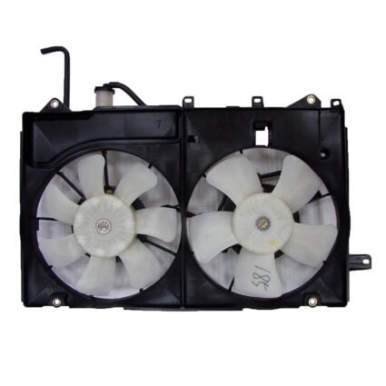 Engine Cooling Fan Assembly Motor/Blade/Shroud Dual Fan Assembly for Toyota Prius 2004–2009