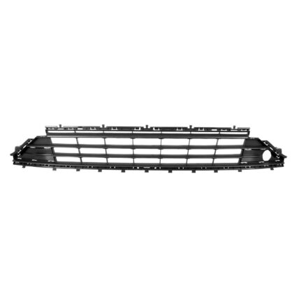 Bumper Cover Grille Front Satin Black for Volkswagen Golf Golf SportWagen