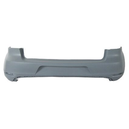Bumper Cover Rear w/o Parking Assist Primed for Volkswagen GTI 2010–2014