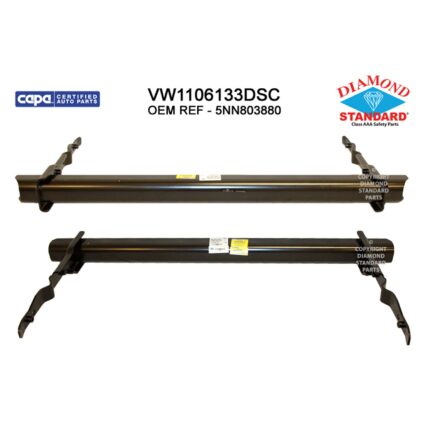 Bumper Cover Reinforcement Rear CAPA for Volkswagen Tiguan 2018–2023