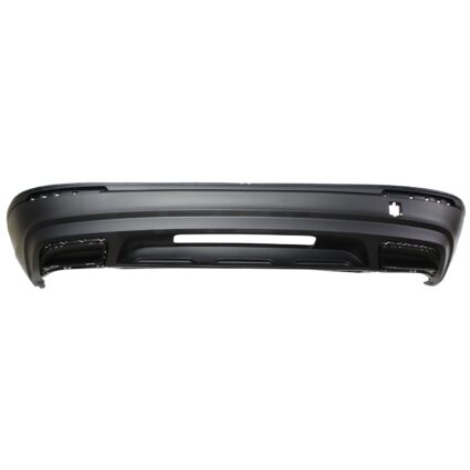 Bumper Cover Rear Lower w/o R-Line w/o Sensor Holes w/o Chrome Moldings w/o Hitch Hole Satin Black for Volkswagen Tiguan 2018–2021