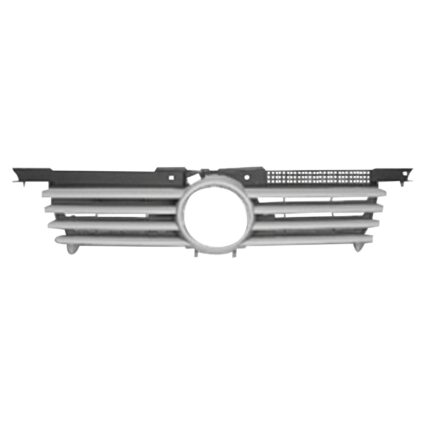 Grille Assembly Type 4 Includes Grille & Frame Primed Gray for Volkswagen Jetta Sedan 1999–2003
