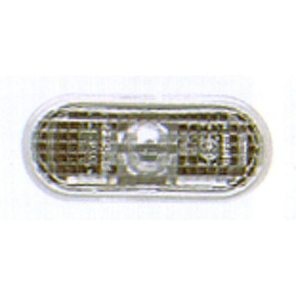 Side Repeater Light Lens & Housing Fender Mounted Type 4 White Left or Right for Volkswagen Golf Jetta Passat