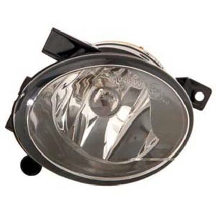Fog Light Assembly Left w/Lens Shield CAPA for Volkswagen Golf Jetta