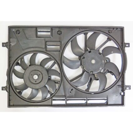 Engine Cooling Fan Assembly Motor/Blade/Shroud Dual Fan Assy for Audi A3 S3 TT Quattro TTS Quattro Volkswagen Golf R