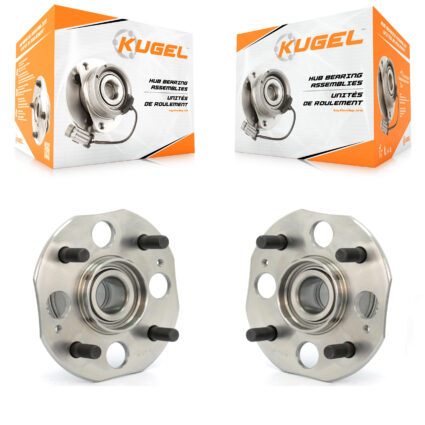 Rear Wheel Bearing And Hub Assembly Pair For 1998-2002 Honda Accord 2.3L with 4-Wheel ABS K70-100586