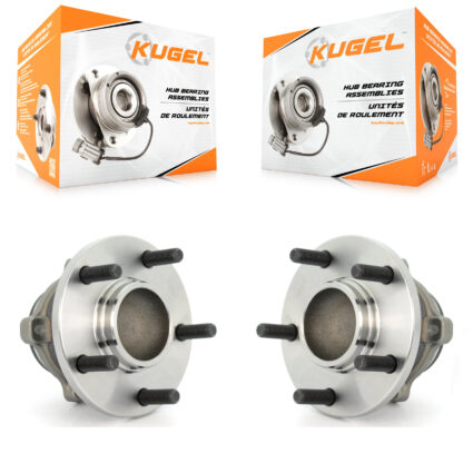 Rear Wheel Bearing And Hub Assembly Pair For Mazda 3 5 Sport K70-100680